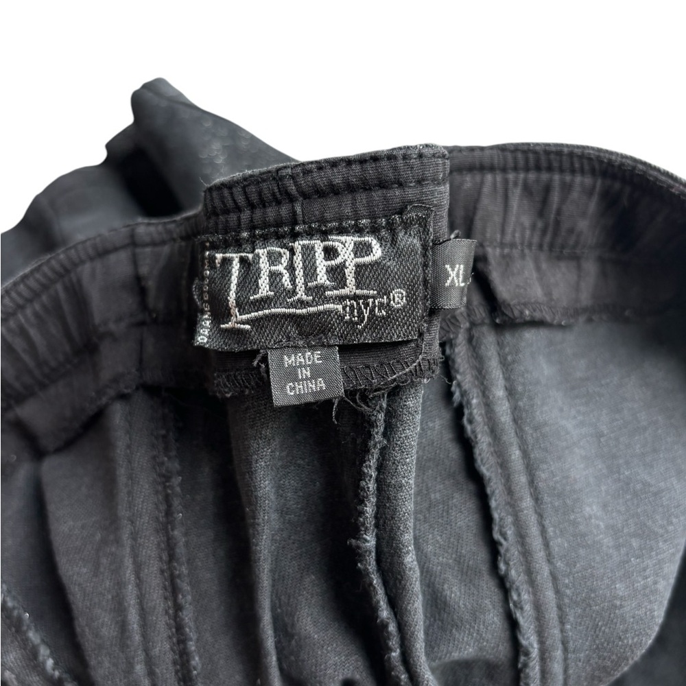 Tripp NYC Black Halter Button-Front Bustier Top - Picture 7 of 11